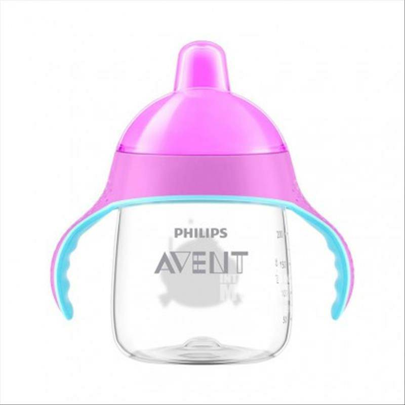 PHILIPS AVENT Cup belajar duckbill kartun Inggris versi 260ml di luar negeri