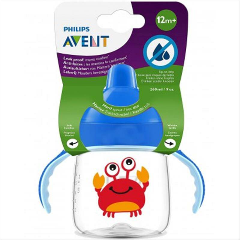 PHILIPS AVENT Cup belajar duckbill kartun Inggris versi 260ml di luar negeri
