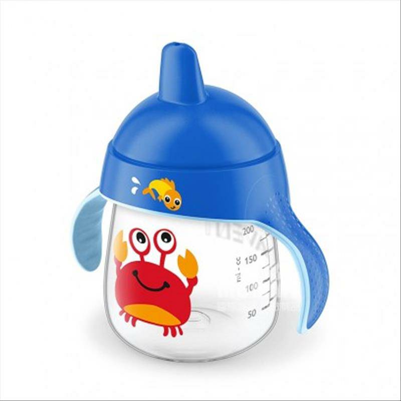 PHILIPS AVENT Cup belajar duckbill kartun Inggris versi 260ml di luar negeri