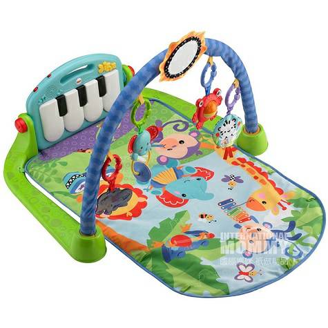 Fisher Price American pedal piano gym mainan versi luar negeri