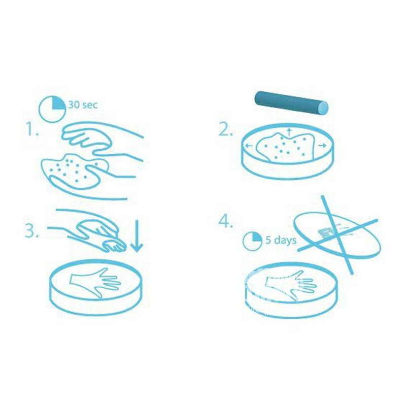 Baby art Jerman Bayi yang Baru Lahir Tangan dan Jejak Kaki Souvenir Liontin Versi Luar Negeri