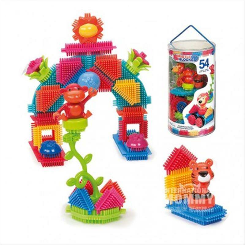 B.Toys Amerika B.Toys mengeja dan merakit mainan blok bangunan versi luar negeri