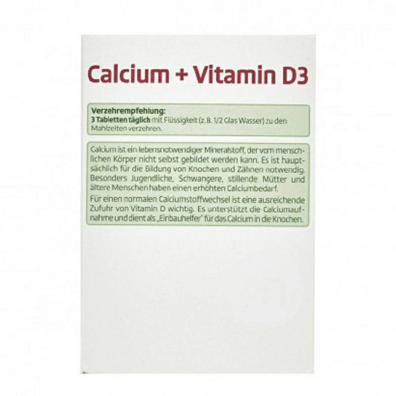 Altapharma Germany Altapharma Nutrisi Tablet Kalsium dengan Vitamin D3 Versi Luar Negeri