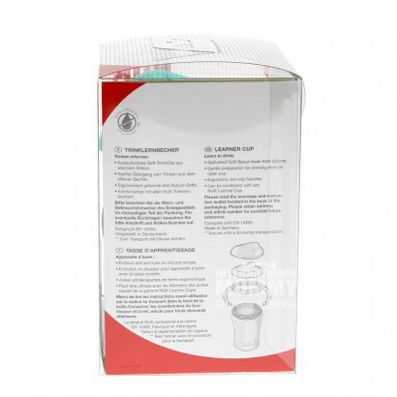NUK Jerman NUK cangkir plastik pembelajaran kartun lucu PP 200ml lebih dari 6 bulan di luar negeri