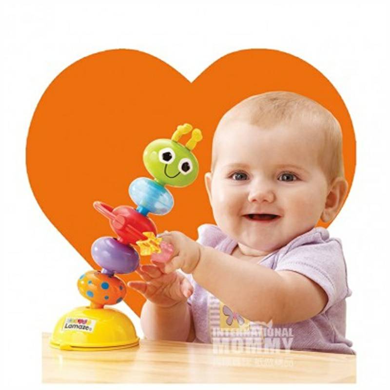Lamaze American Baby Sucker Baby Beetle Kursi Makan Mainan Versi Luar Negeri