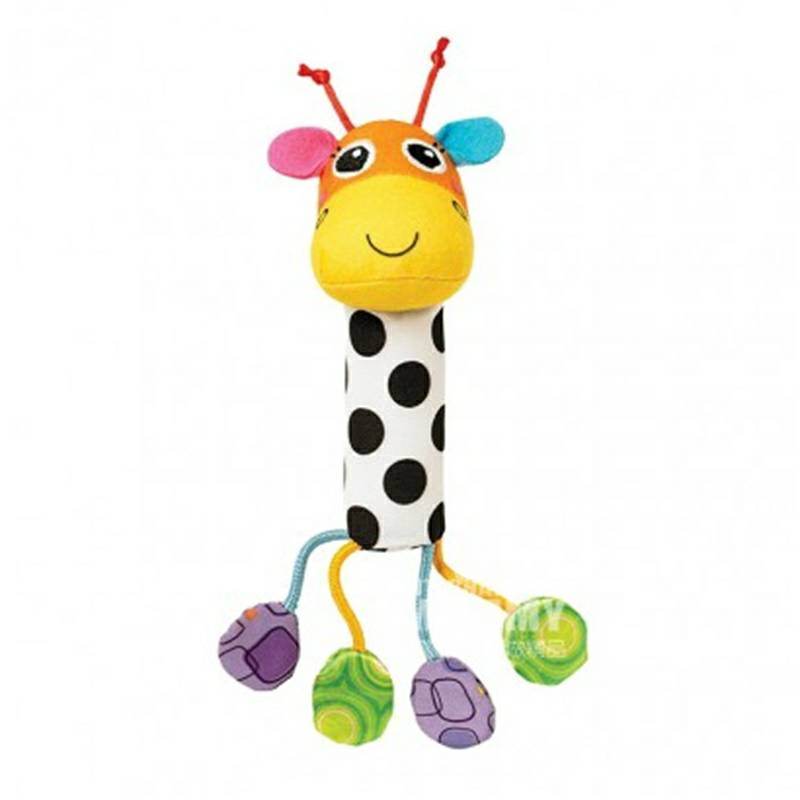 Lamaze American Baby Giraffe Hand Rattle Toy Versi Luar Negeri