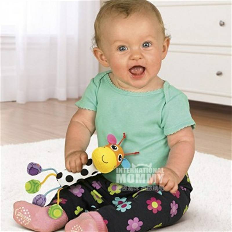 Lamaze American Baby Giraffe Hand Rattle Toy Versi Luar Negeri
