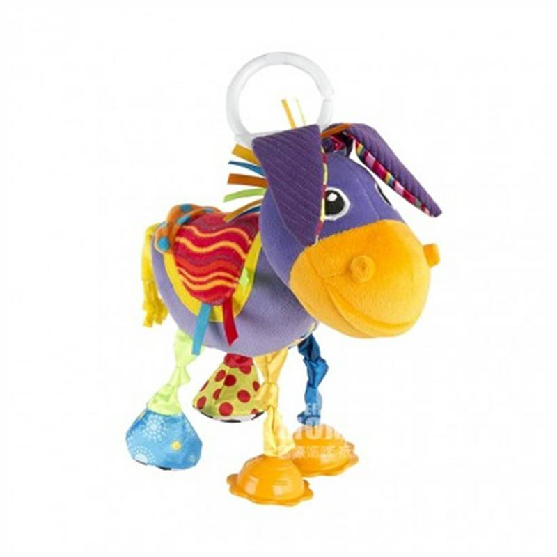 Lamaze American baby keledai rattle bubut menggantung versi luar negeri