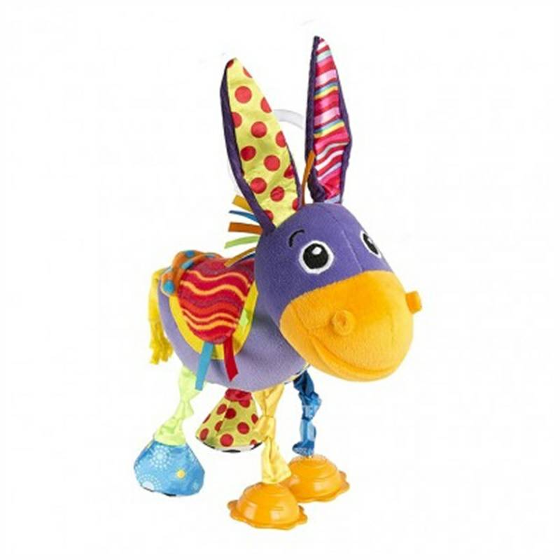 Lamaze American baby keledai rattle bubut menggantung versi luar negeri