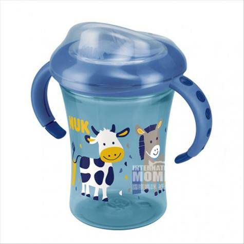 NUK Jerman NUK silikon minum mulut lembut anti bocor cangkir 230ml leb...