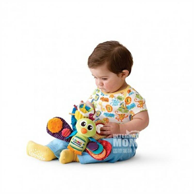 Lamaze American Peacock Jacques rattle bubut tergantung versi luar negeri