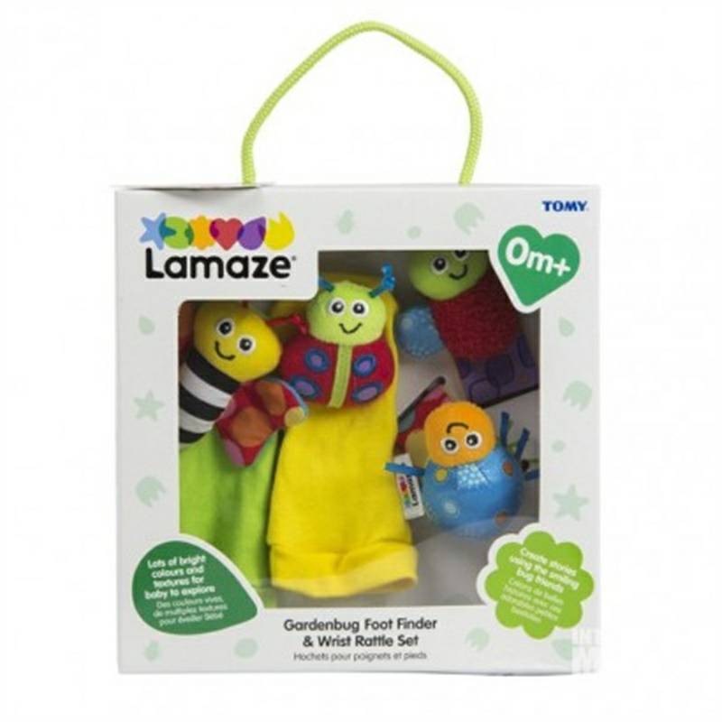 Lamaze American baby wrist and foot bowl rattle versi luar negeri