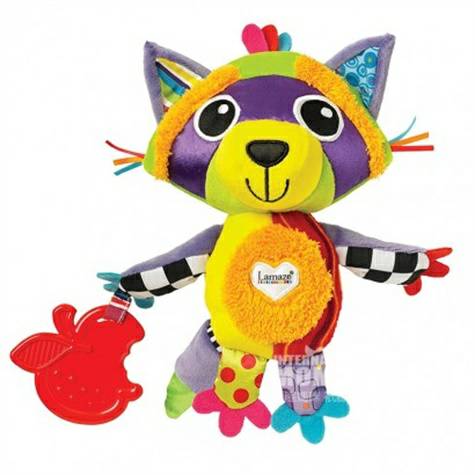 Lamaze American baby raccoon pasta gigi mainan versi luar negeri