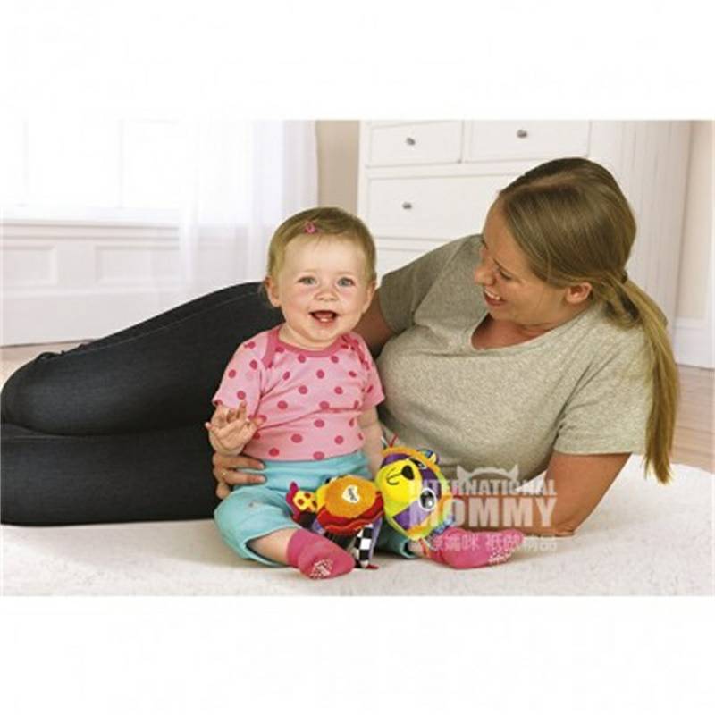 Lamaze American baby raccoon pasta gigi mainan versi luar negeri