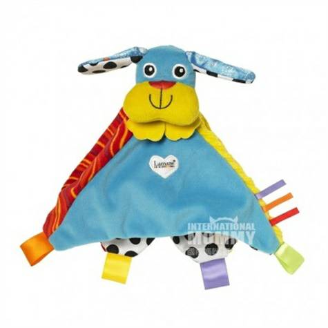 Lamaze American Baby Puppy Peas Kain Mewah Handuk Nyaman Versi Luar Ne...