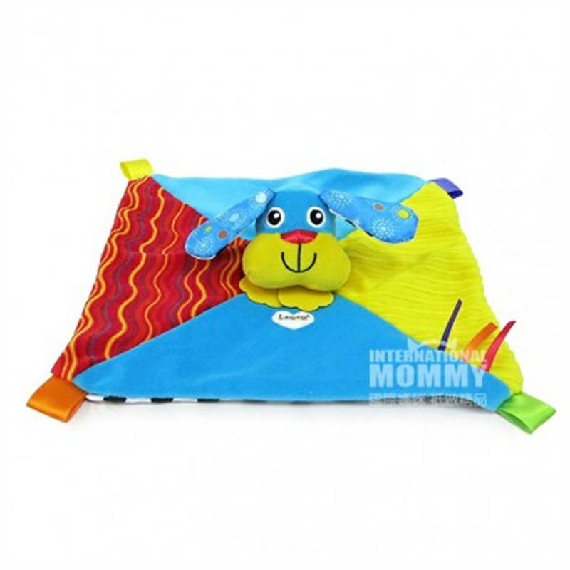 Lamaze American Baby Puppy Peas Kain Mewah Handuk Nyaman Versi Luar Negeri