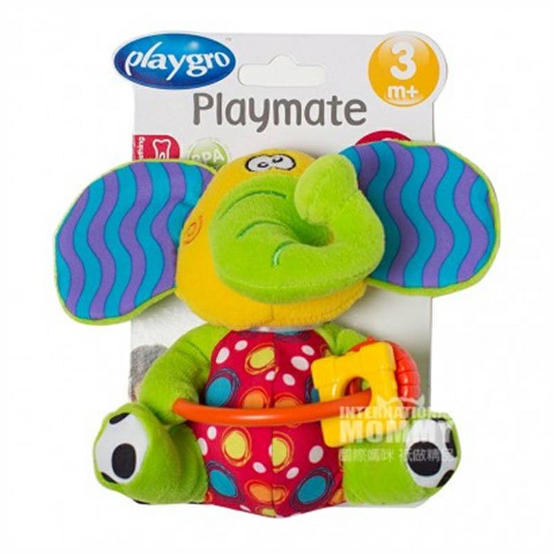 Playgro Australia Playgro bayi gajah pegangan tangan boneka menghibur versi luar negeri