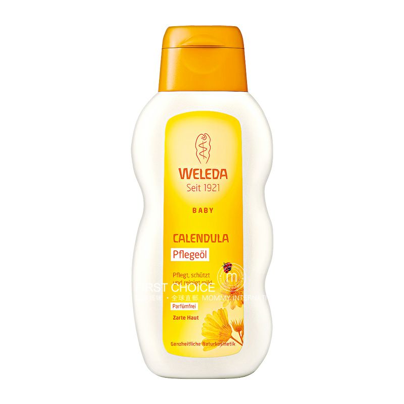 WELEDA German Calendula Baby Massage Oil Jenis Tidak Beraroma Versi Luar Negeri