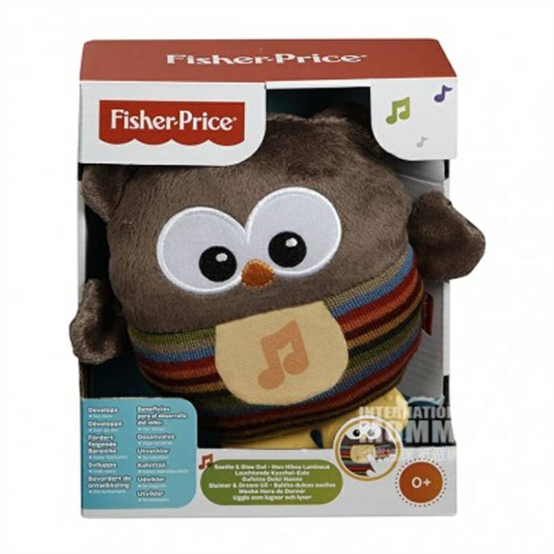 Fisher Price American Sound dan Light Soothing Owl Toy Versi Luar Negeri