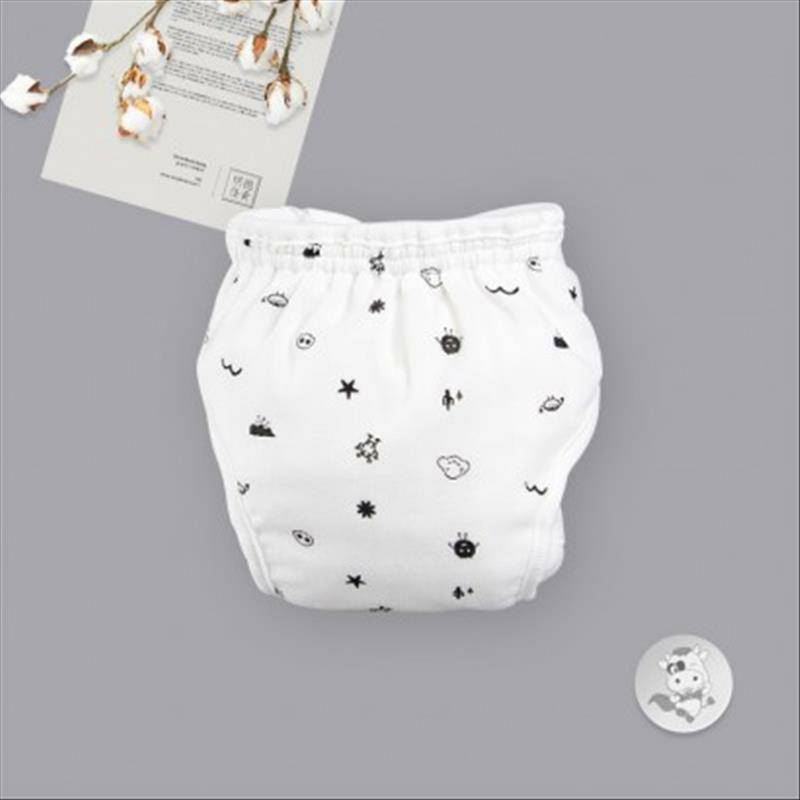 Verantwortung laki-laki dan perempuan bayi katun organik bernapas popok saku popok dicuci (2 paket)