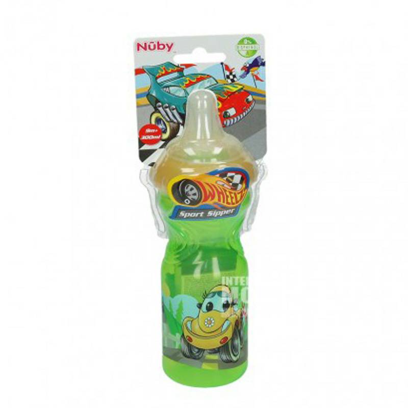 Nuby Cangkir jerami kartun anak-anak lucu Amerika 300ml 9 bulan atau lebih