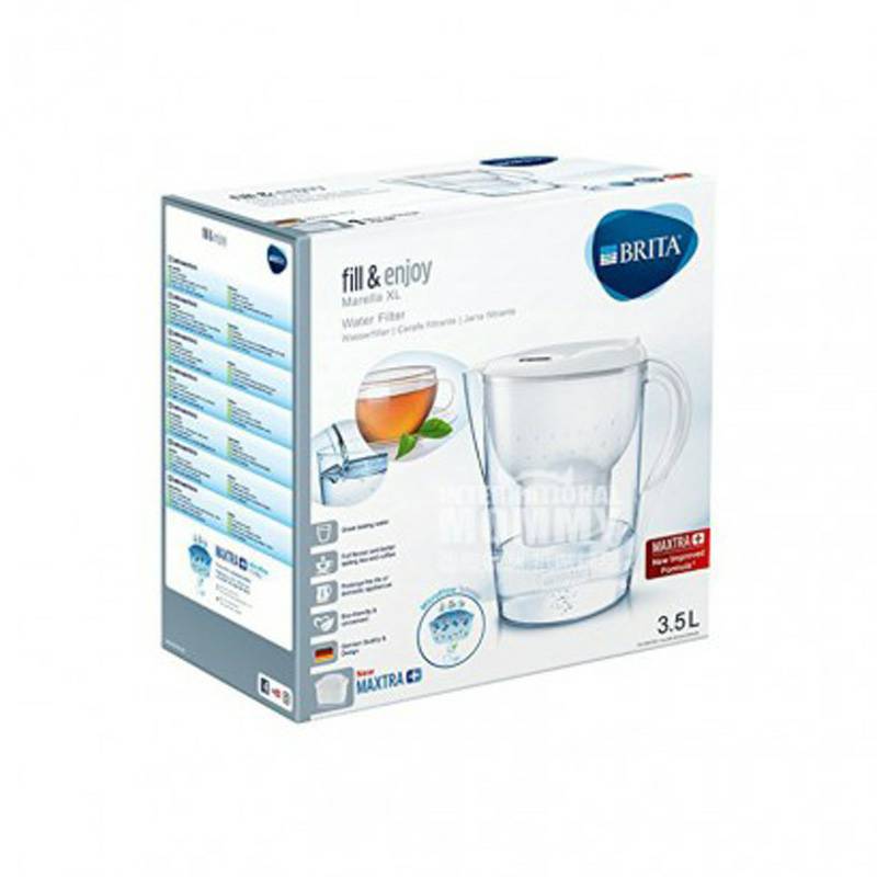 BRITA German filter kettle dengan 1 unsur penapis di luar negeri versi