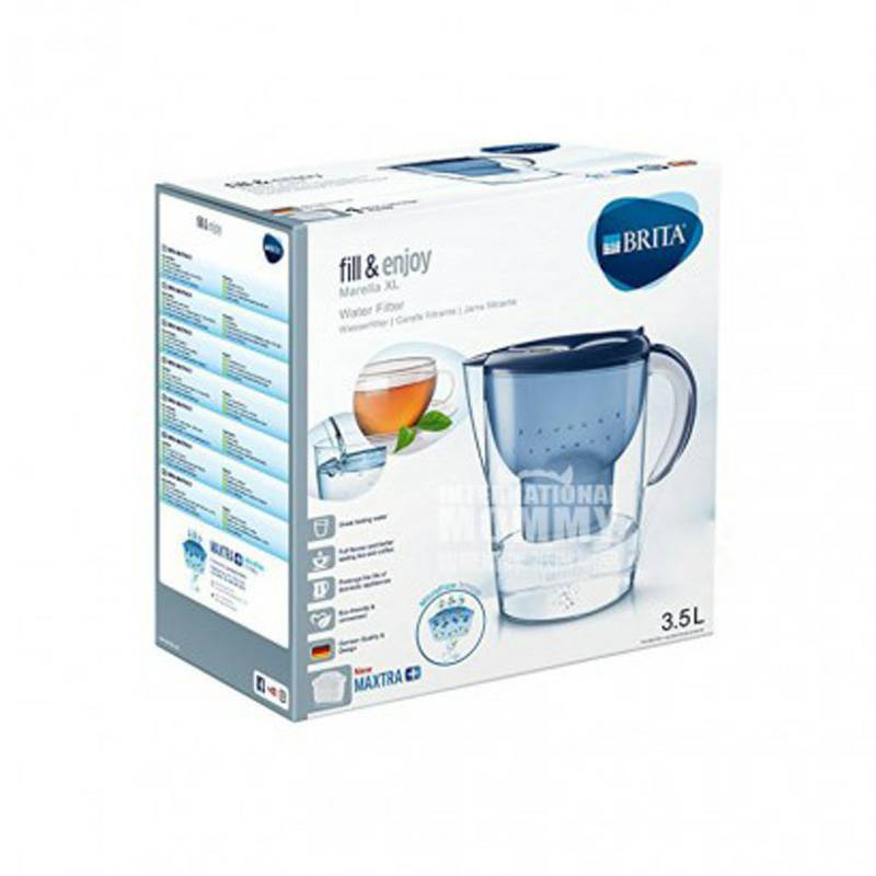 BRITA German filter kettle dengan 1 unsur penapis di luar negeri versi