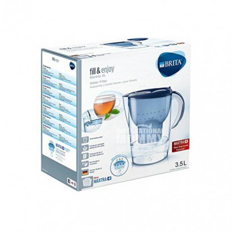 BRITA German filter kettle dengan 1 unsur penapis di luar negeri versi