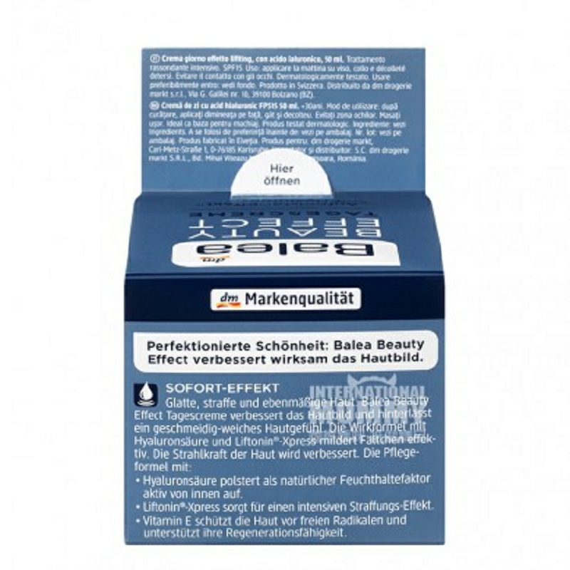 Balea German Hyaluronic Acid Krim Pelembab Anti-Kerut Versi Luar Negeri