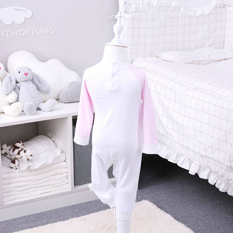 [2 Buah] Verantwortung jantan dan betina bayi organik jumpsuit romper Bergaya Eropa tertawa kucing + anak sapi nakal