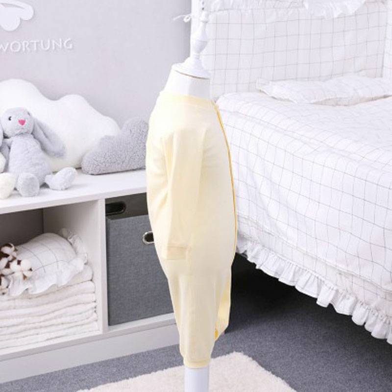 Verantwortung pria dan wanita bayi organik piyama one-piece layanan rumah mendaki pakaian Eropa elegan warna solid