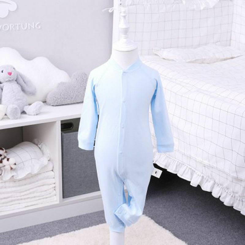 Verantwortung pria dan wanita bayi organik piyama one-piece layanan rumah mendaki pakaian Eropa elegan warna solid