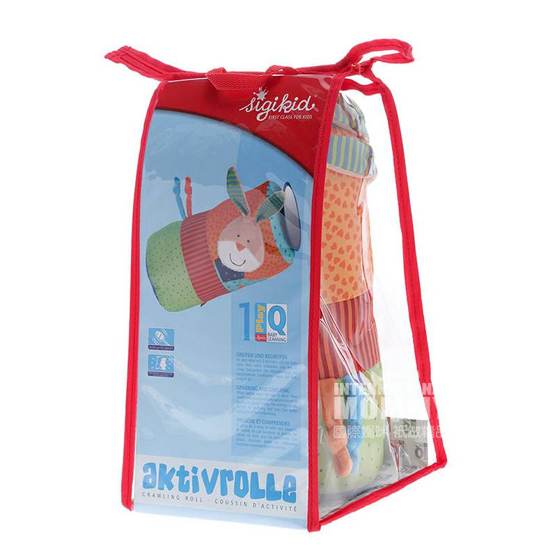 Sigikid Bayi Jerman yang berwarna-warni merangkak boneka Kelinci yang menenangkan versi luar negeri