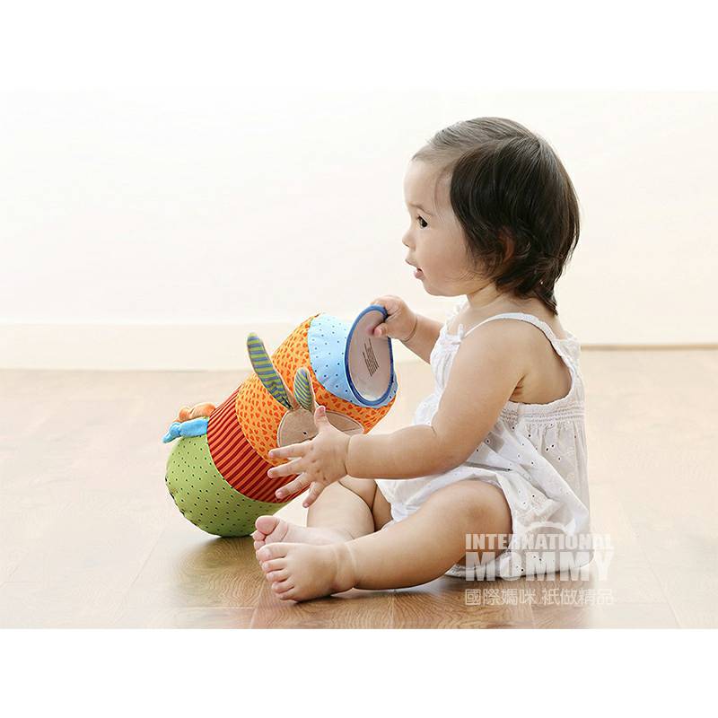 Sigikid Bayi Jerman yang berwarna-warni merangkak boneka Kelinci yang menenangkan versi luar negeri