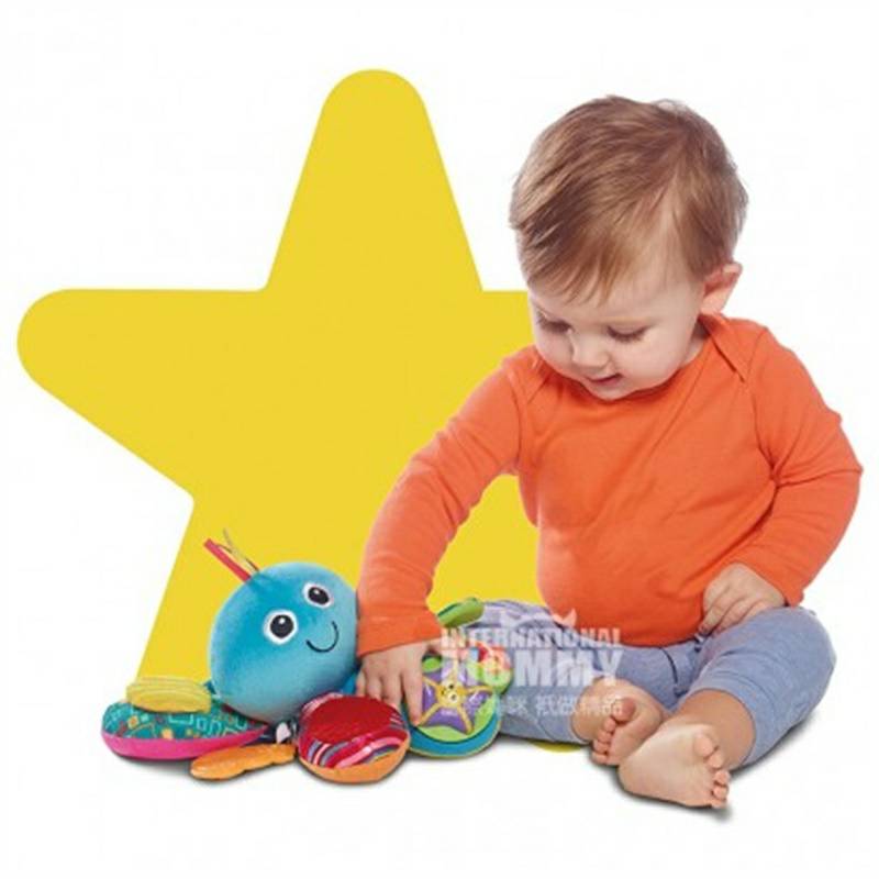 Lamaze American Octopus Baby Tumbuh Gigi Toy Doll Overseas Version