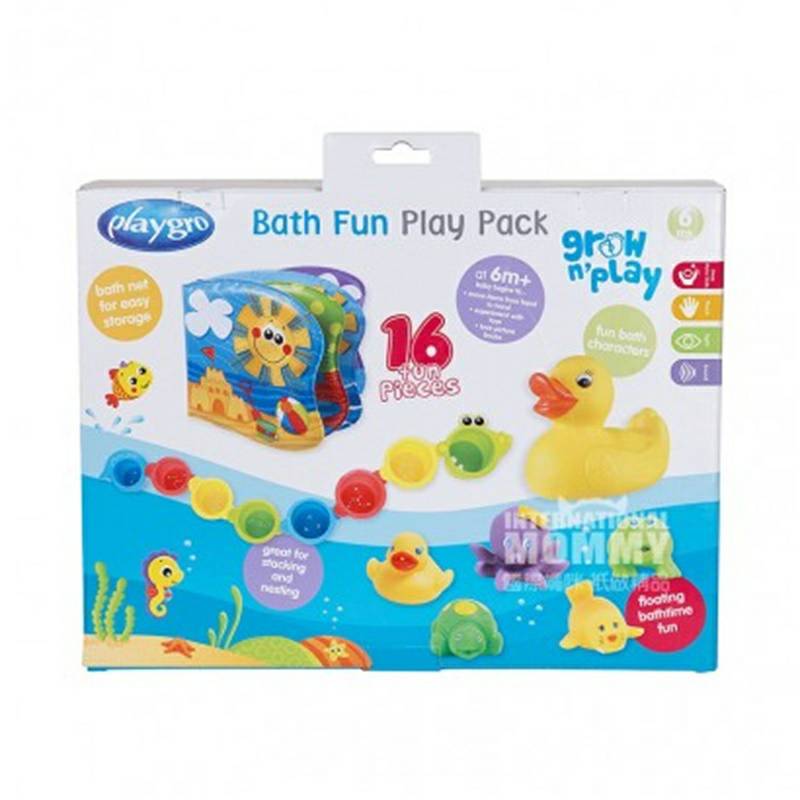 Playgro Australia Playgro Baby Bath Gift Set Set Edisi Luar Negeri