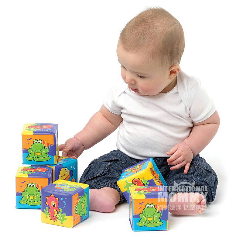 Playgro Australia Playgro mainan bayi kubus versi luar negeri