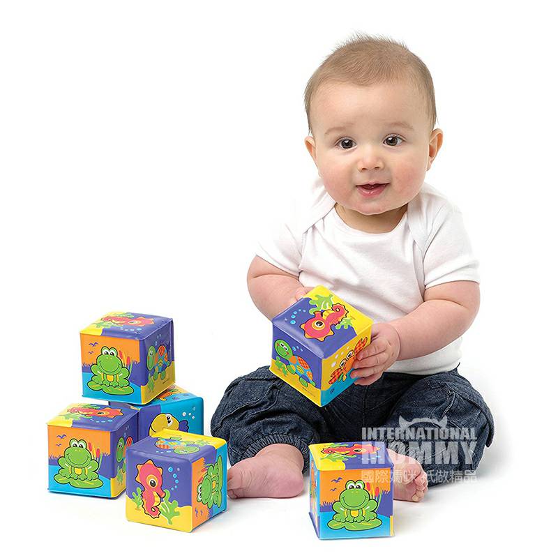 Playgro Australia Playgro mainan bayi kubus versi luar negeri