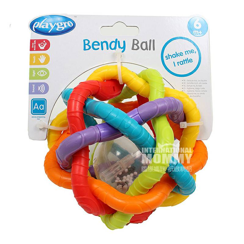Playgro Australia Playgro bayi pegangan tangan mainan bola kebugaran versi luar negeri