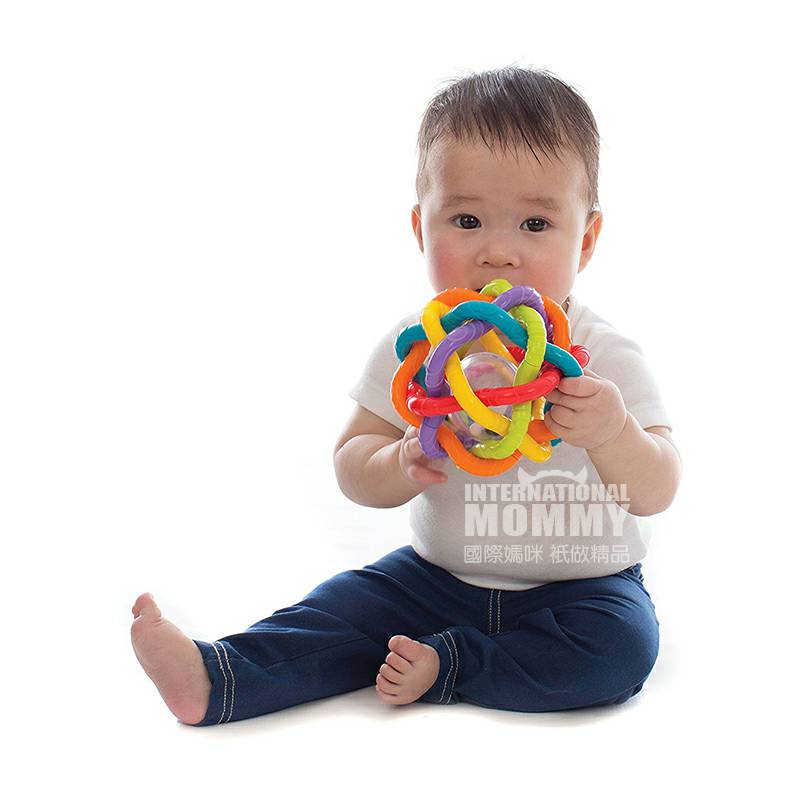 Playgro Australia Playgro bayi pegangan tangan mainan bola kebugaran versi luar negeri