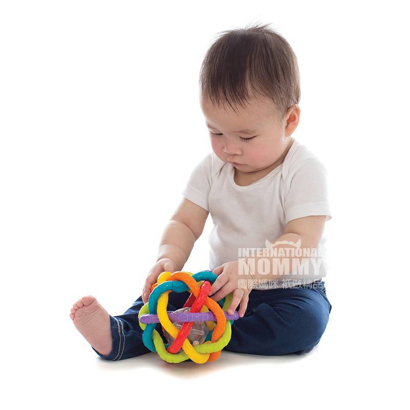 Playgro Australia Playgro bayi pegangan tangan mainan bola kebugaran versi luar negeri