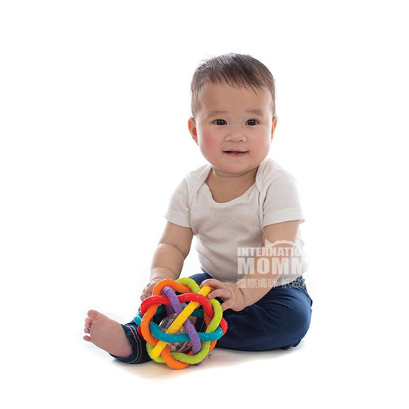 Playgro Australia Playgro bayi pegangan tangan mainan bola kebugaran versi luar negeri