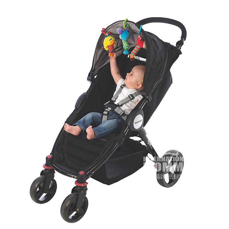 Playgro Australia Bubut bayi Playgro menggantung boneka yang menenangkan versi 3-paket di luar negeri