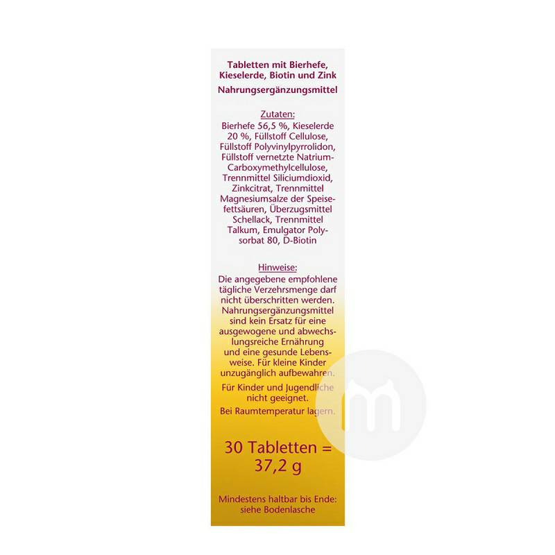 Doppelherz German Beer Yeast Collagen Nutrition Tablets Versi Luar Negeri