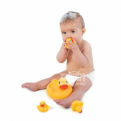 Playgro Australia Playgro Little Yellow Duck Bathing Toy Set Versi Luar Negeri