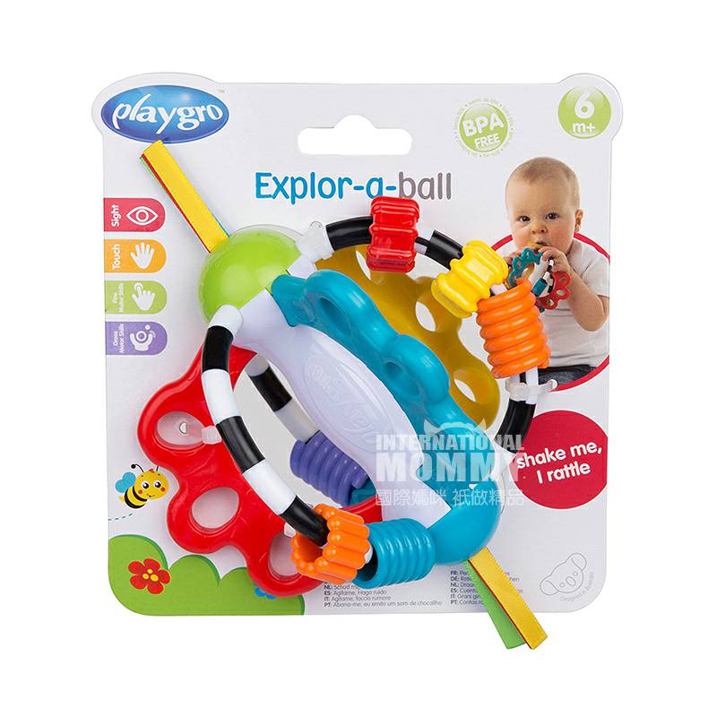 Playgro Australia Bola eksplorasi nakal bayi Playgro versi luar negeri