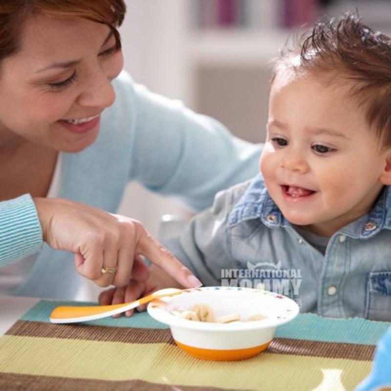 PHILIPS AVENT Mangkuk non-slip makanan bayi sekolah Inggris selama lebih dari 6 bulan Versi Luar Negeri