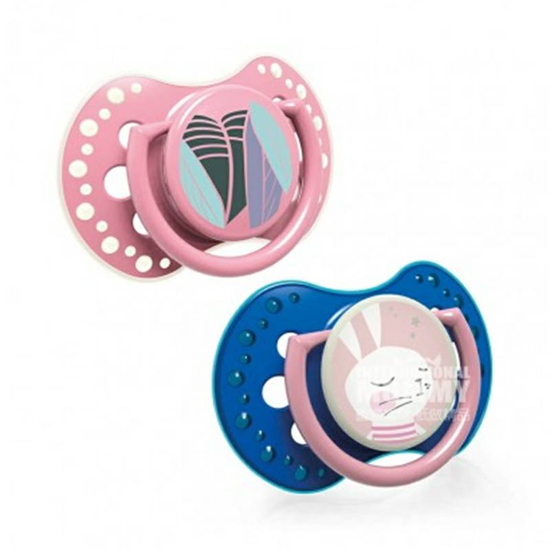 Lovi Polish Baby Dynamic Silicone Dot Two Pack 0-3 Bulan Versi Luar Negeri
