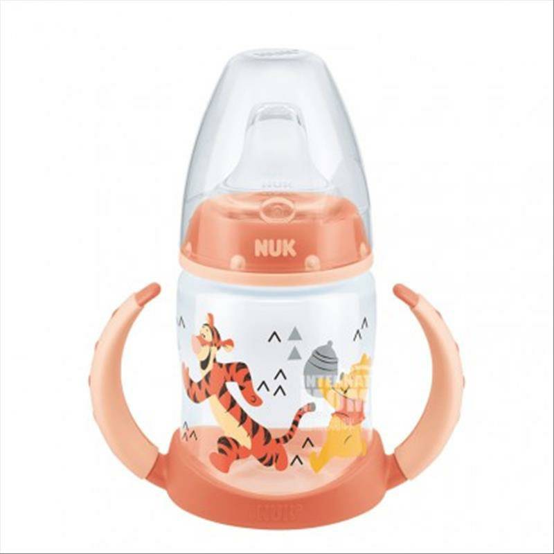 NUK Jerman NUK lebar mulut PP duckbill pegangan ganda cangkir belajar dua warna 150 ml lebih dari 6 bulan di luar negeri