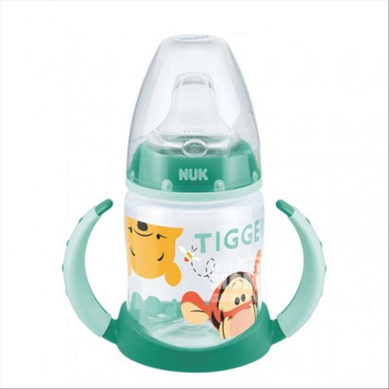 NUK Jerman NUK lebar mulut PP duckbill pegangan ganda cangkir belajar dua warna 150 ml lebih dari 6 bulan di luar negeri